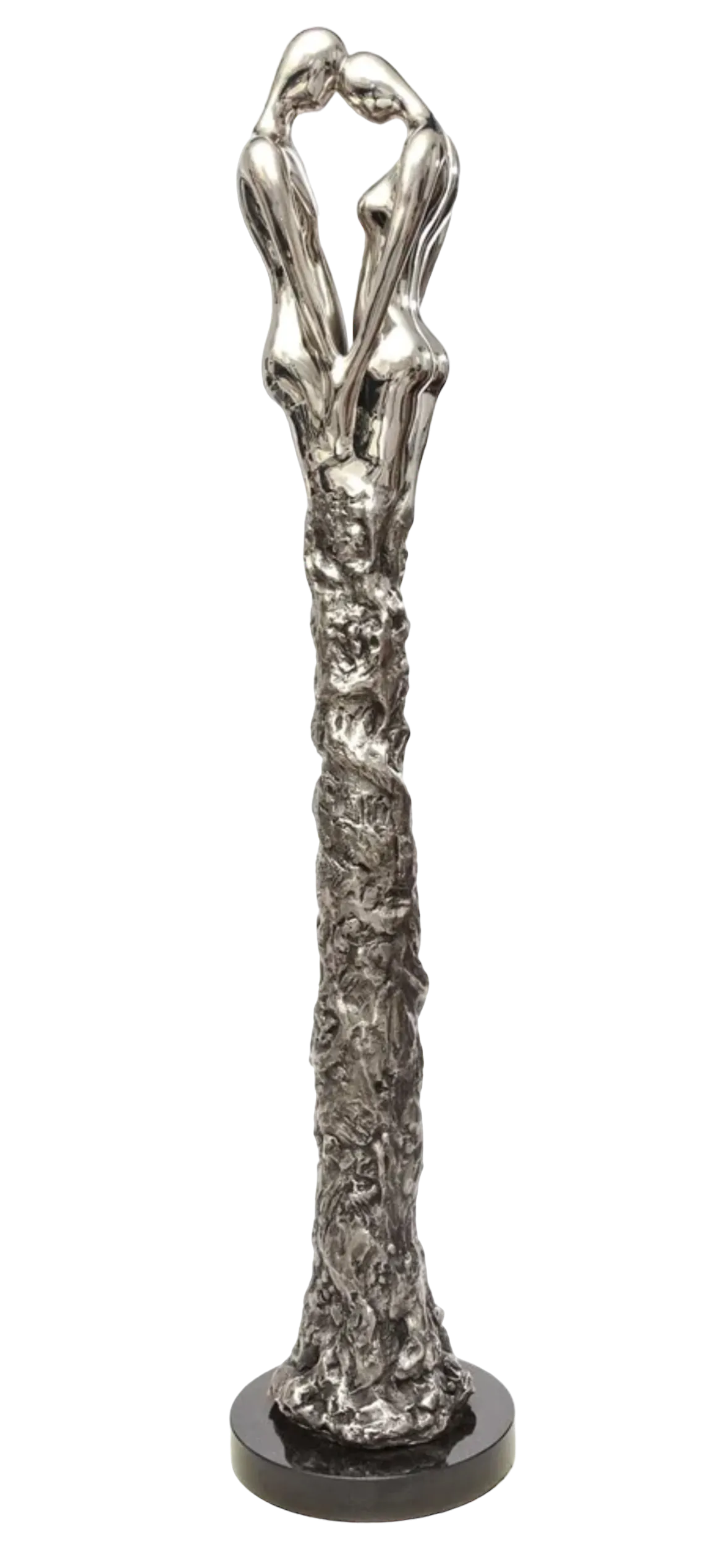 Adoration II Deluxe Stainless Steel Sculpture by Jennine Parker