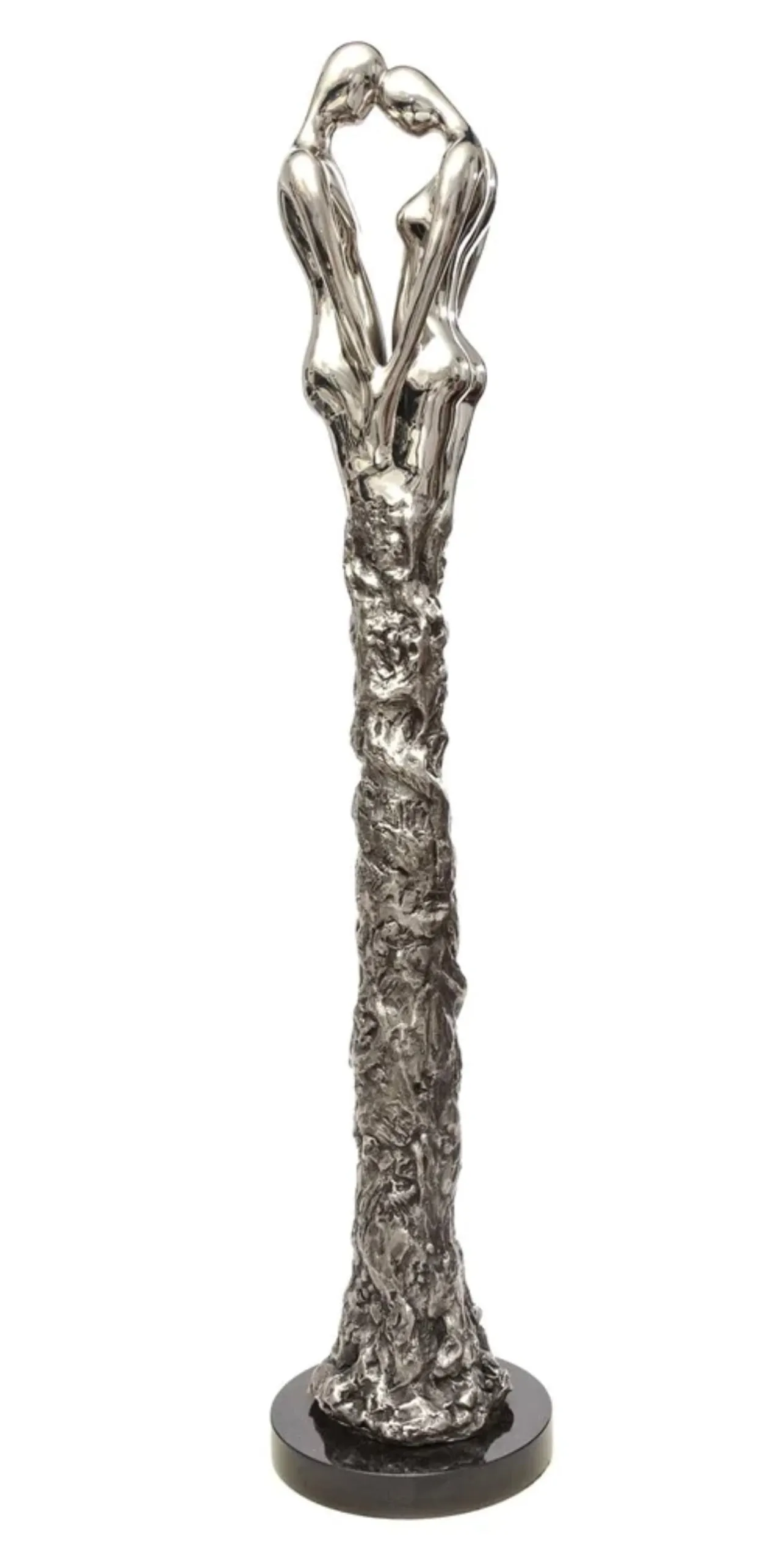 Adoration II Deluxe Stainless Steel Sculpture by Jennine Parker
