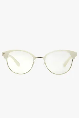 Angelou Round Ivory Blue Light Glasses