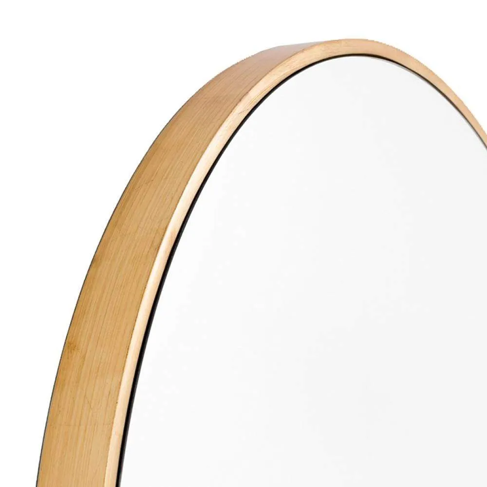 Bella Round Wall Mirror Brass 100CM