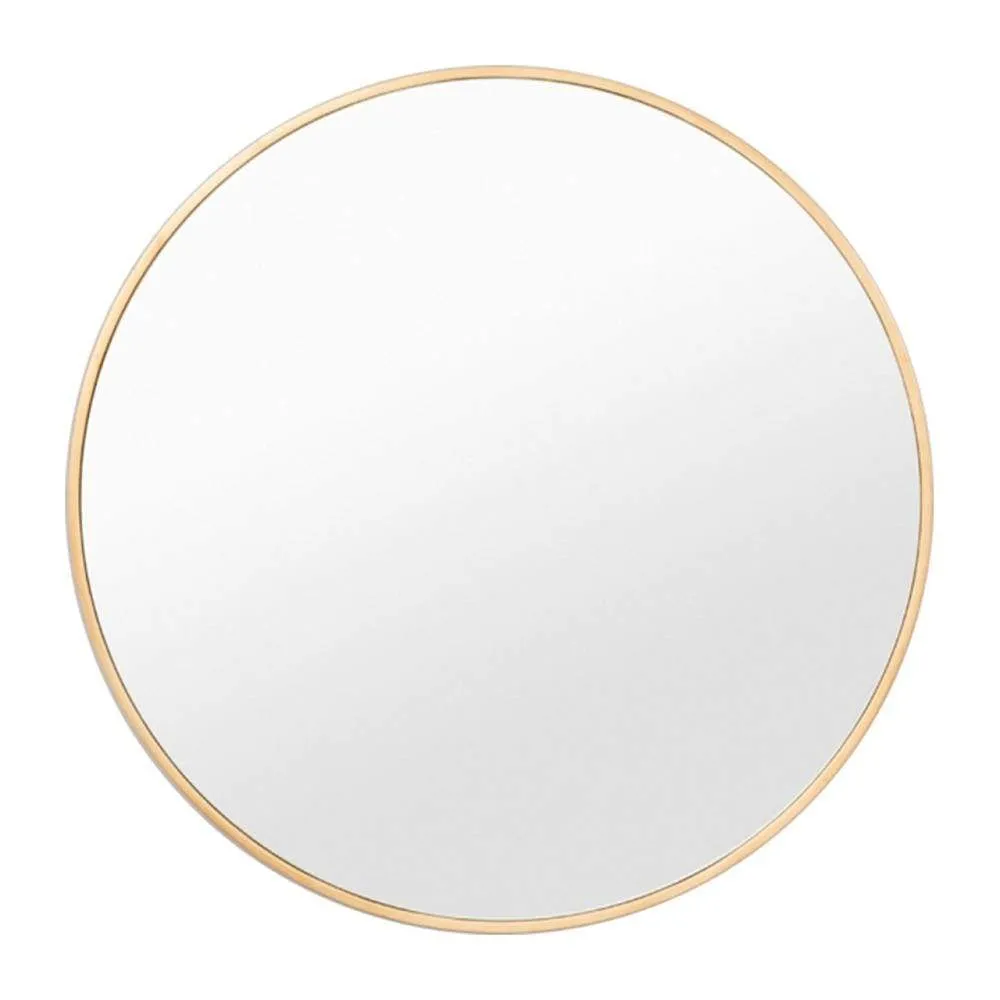 Bella Round Wall Mirror Brass 100CM