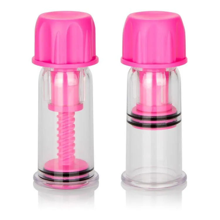 CalExotics Nipple Play Vacuum Twist Nipple Suckers