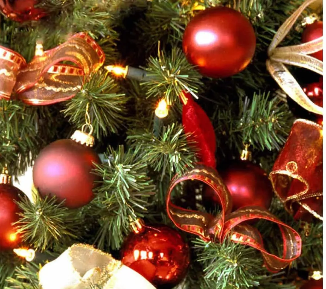 Christmas Silver Ball For Hanging - Pack of 6