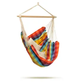 CLEARANCE Brasil Rainbow Hammock Chair (B)
