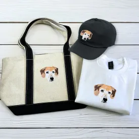 Dog Lover Trio Pack: Embroidered Sweatshirt & Hat & Tote Bag