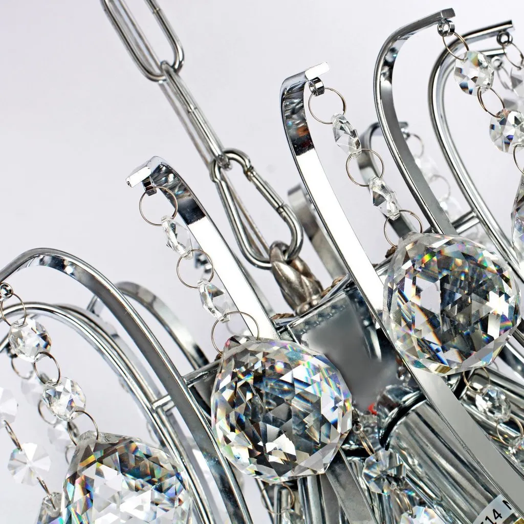 FluxTech - Classic Crystal Pendant Chandelier Ceiling Light