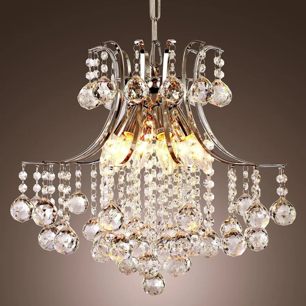 FluxTech - Classic Crystal Pendant Chandelier Ceiling Light