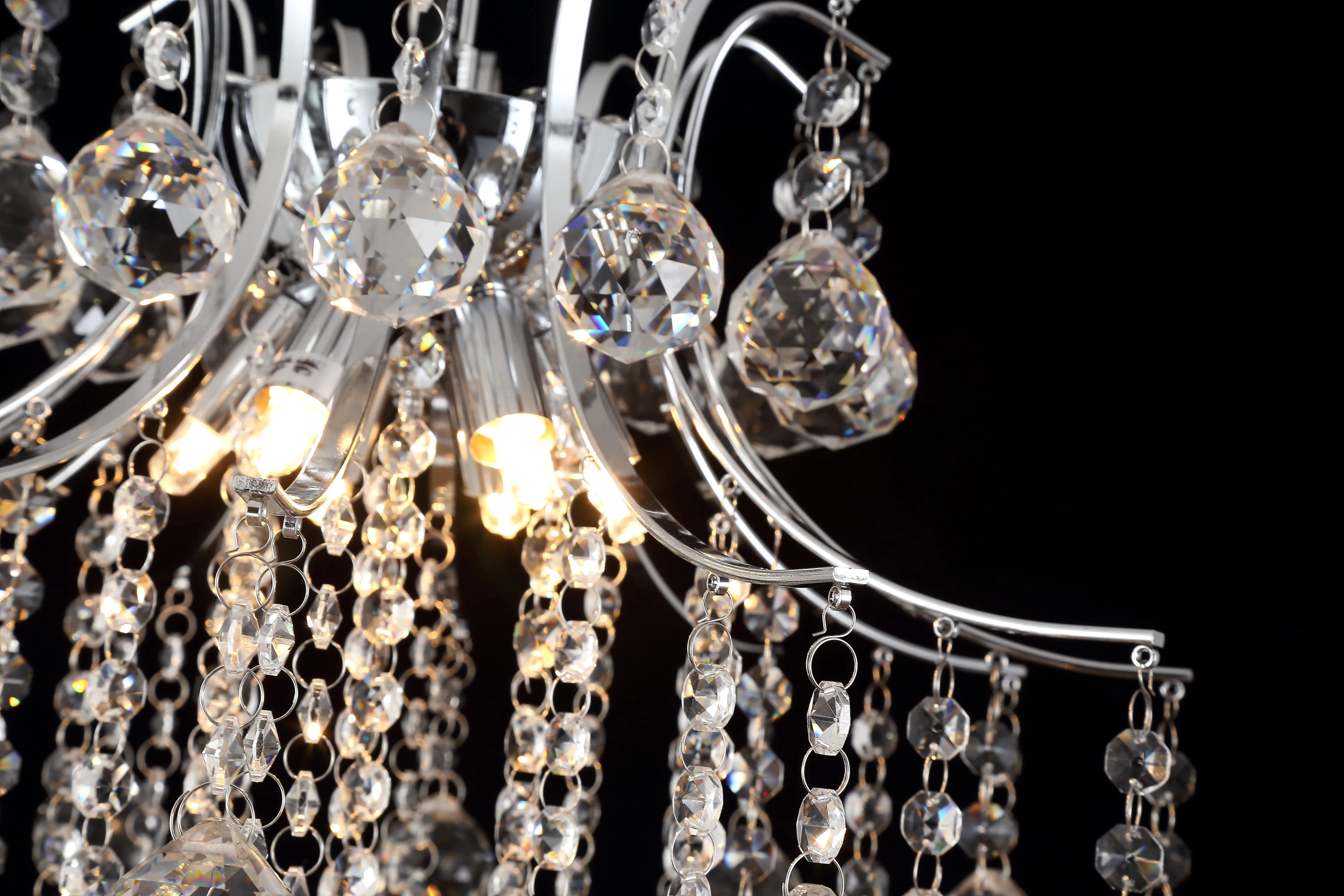 FluxTech - Classic Crystal Pendant Chandelier Ceiling Light