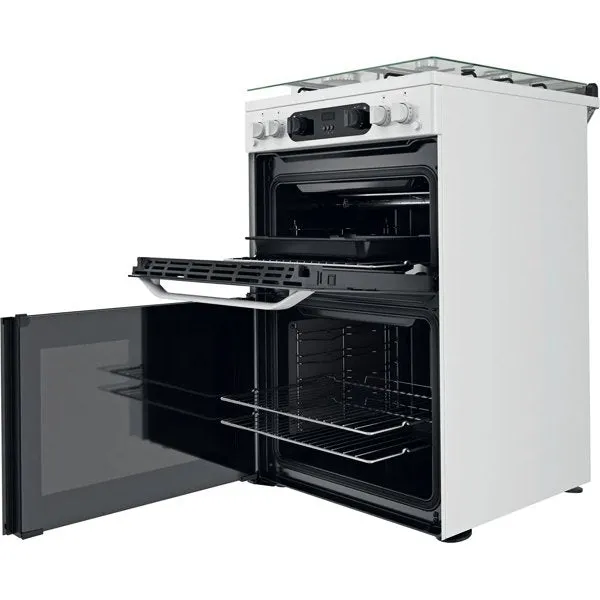 Hotpoint HDM67G0CCW UK Double Cooker White