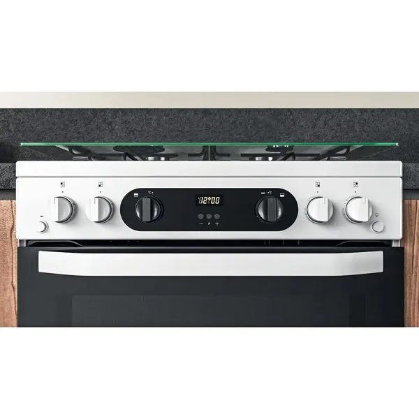 Hotpoint HDM67G0CCW UK Double Cooker White