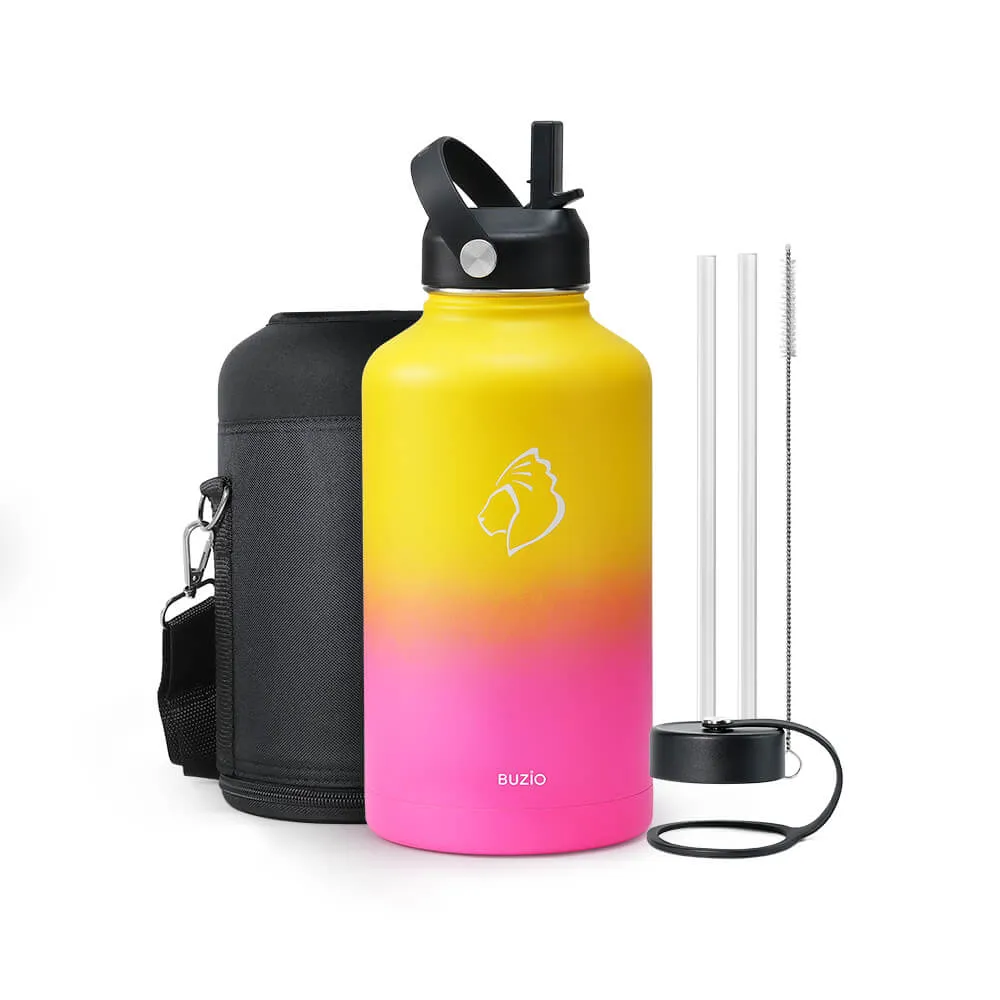 Insulated Water Bottles with 2 Lids | Candy Crush | 64oz