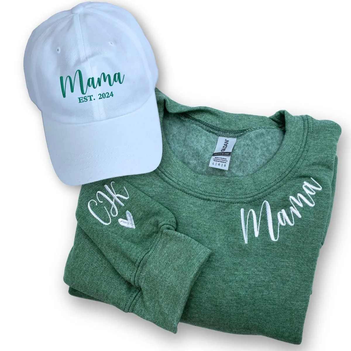 Mama Trio Pack: Embroidered Sweatshirt & Hat & Tote Bag