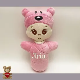Personalised Baby doll soft toy - Custom Gifts For Children