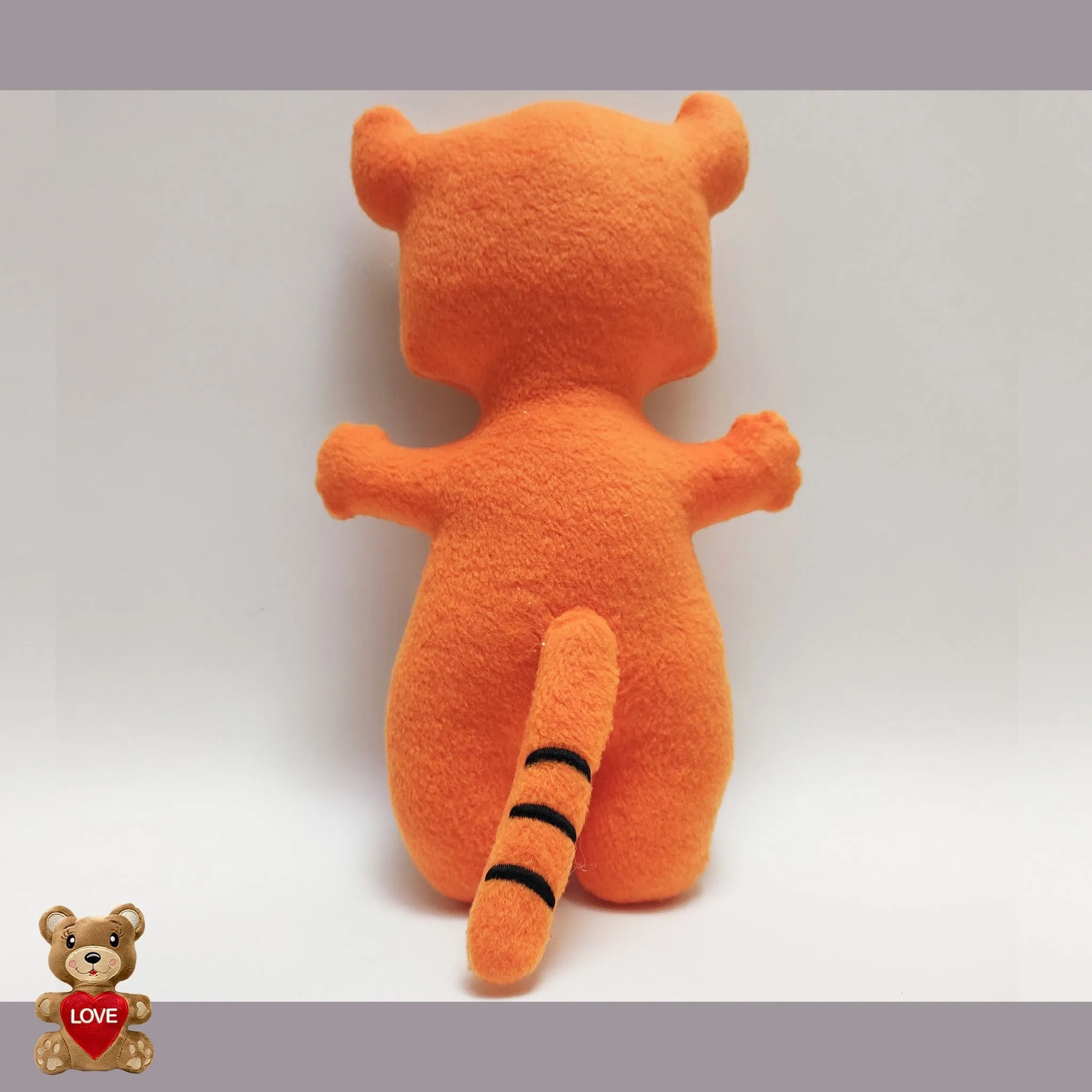 Personalised embroidery Plush Soft Toy Tiger -Custom Gifts For Children