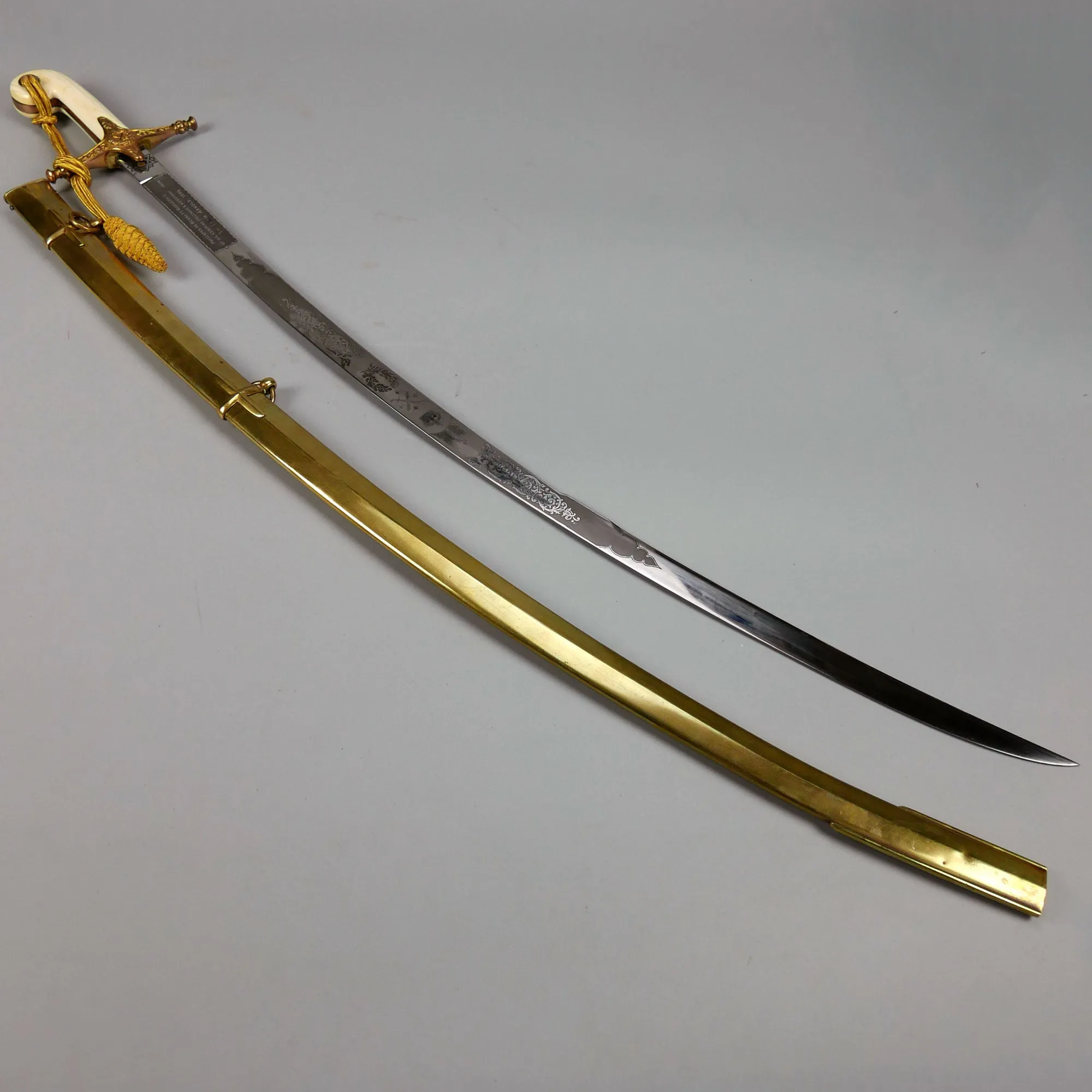 Presentation Mameluke Sword to a Celebrated War Correspondent, 1899