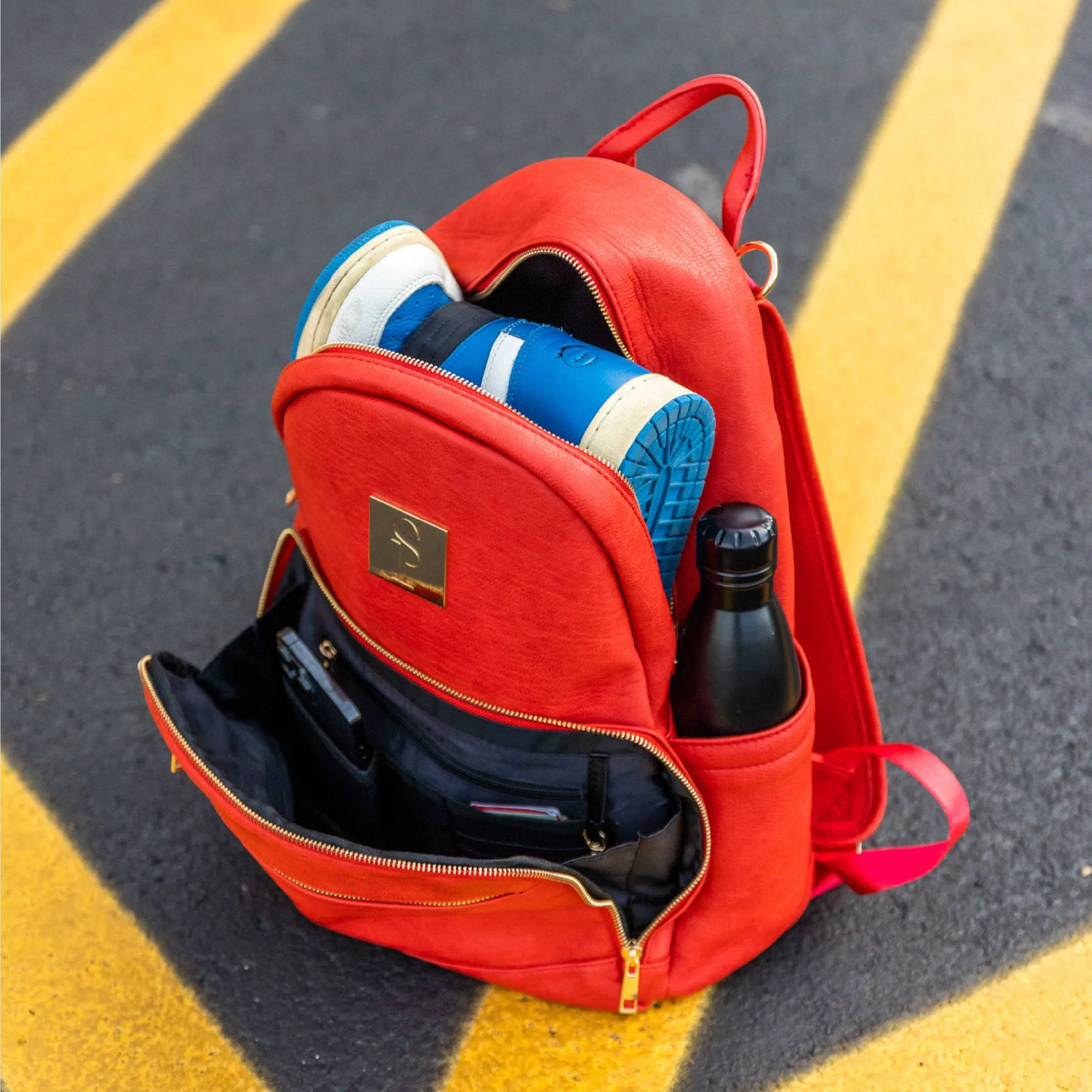 Red Carrier Leather Backpack (Only 150 Made)