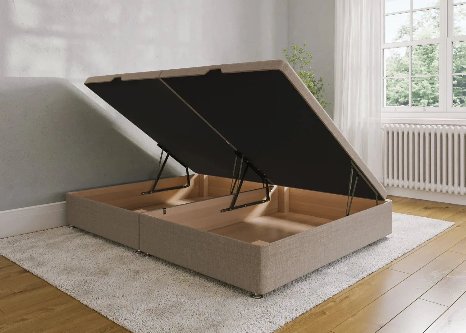 Side Lift Ottoman Bed
