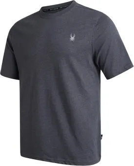 Spyder Mens T-Shirts - Soft Cotton Blend Jersey Crewneck Short Sleeve Shirts for Men, Casual Shirts for Workout & Daily Wear