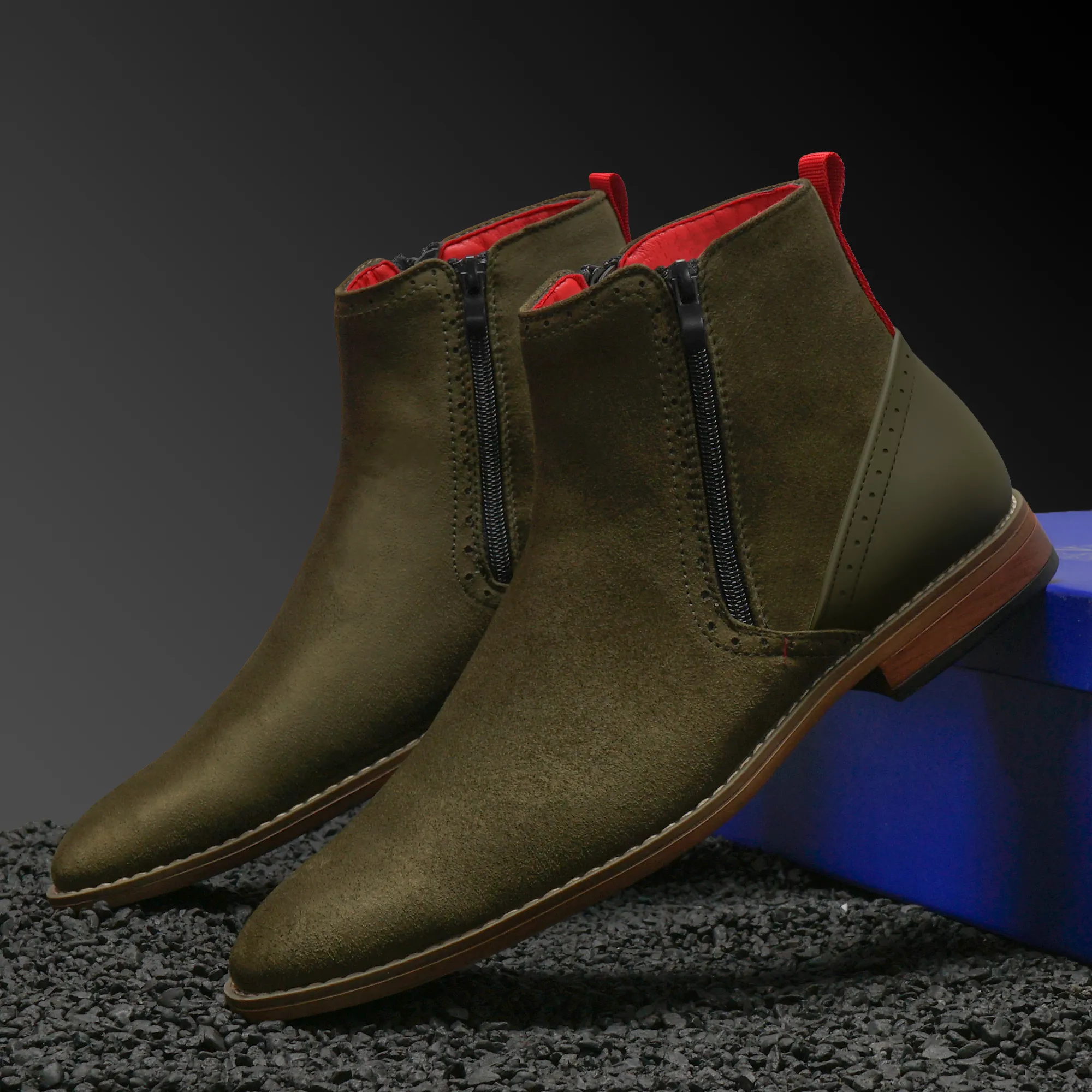 The Coupe S TAYNO Suede Chelsea Boot