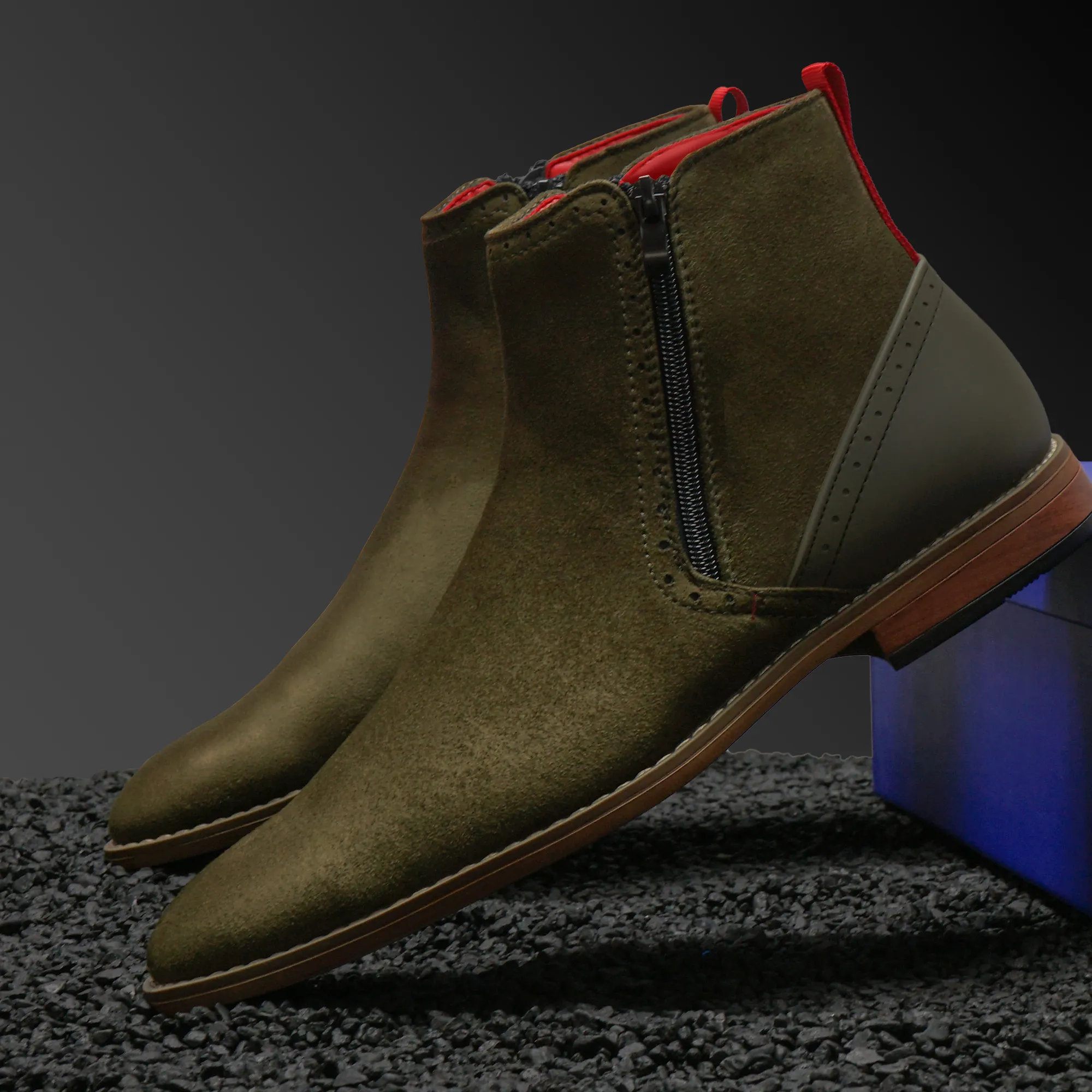 The Coupe S TAYNO Suede Chelsea Boot