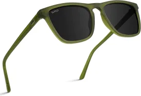 WearMe Pro - Polarized Lens Square Modern Sunglasses for Men